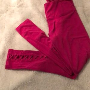 Lattice leg Yogalicious leggings